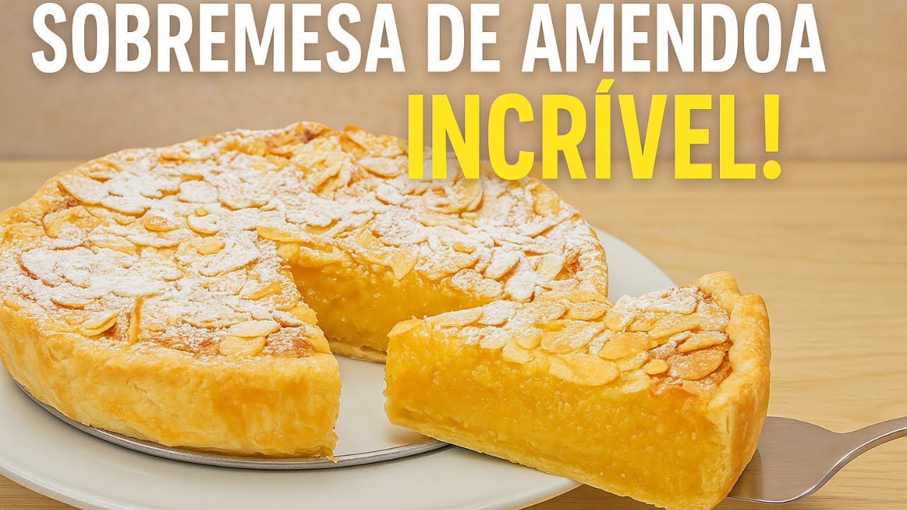 Tarte de Coco e Amêndoa: Receita Rápida e Irresistível 🥥🌰🥧[ Receita Portuguesa ]