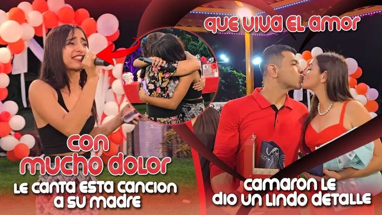 MUY TRISTE! Angie abre en llanto al cantar esta canción. Camaron le dio un lindo detalle a YANCI