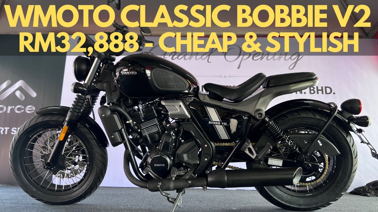 First Look At The WMoto Classic Bobbie V2 - RM32,888