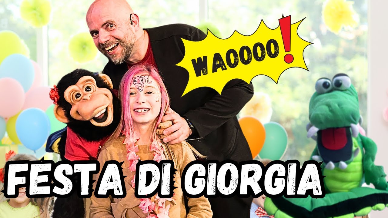 FESTA DI COMPLEANNO DI GIORGIA - SORPRESA NICOLA E ISOTTA, CON ALE ED ELEONORA  DA SALVO E GIORGIA