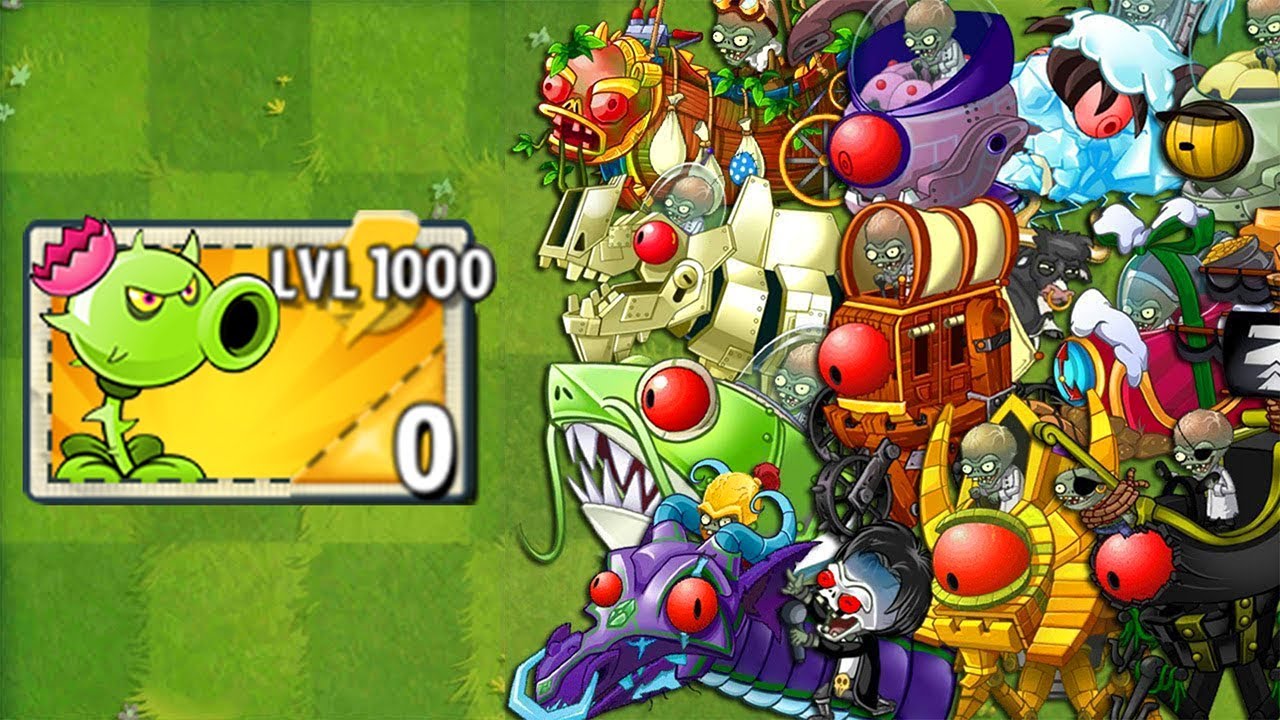 PvZ 2 Final Boss - Every Random Premium Plants LEVEL 1000 Power-Up vs PvZ 2 Final Bosses Fight!
