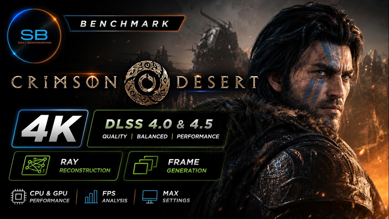 Crimson Desert | RTX 5080 | 4K | Cinematic Settings | DLSS 4.0 vs DLSS 4.5 | Ray Reconstruction