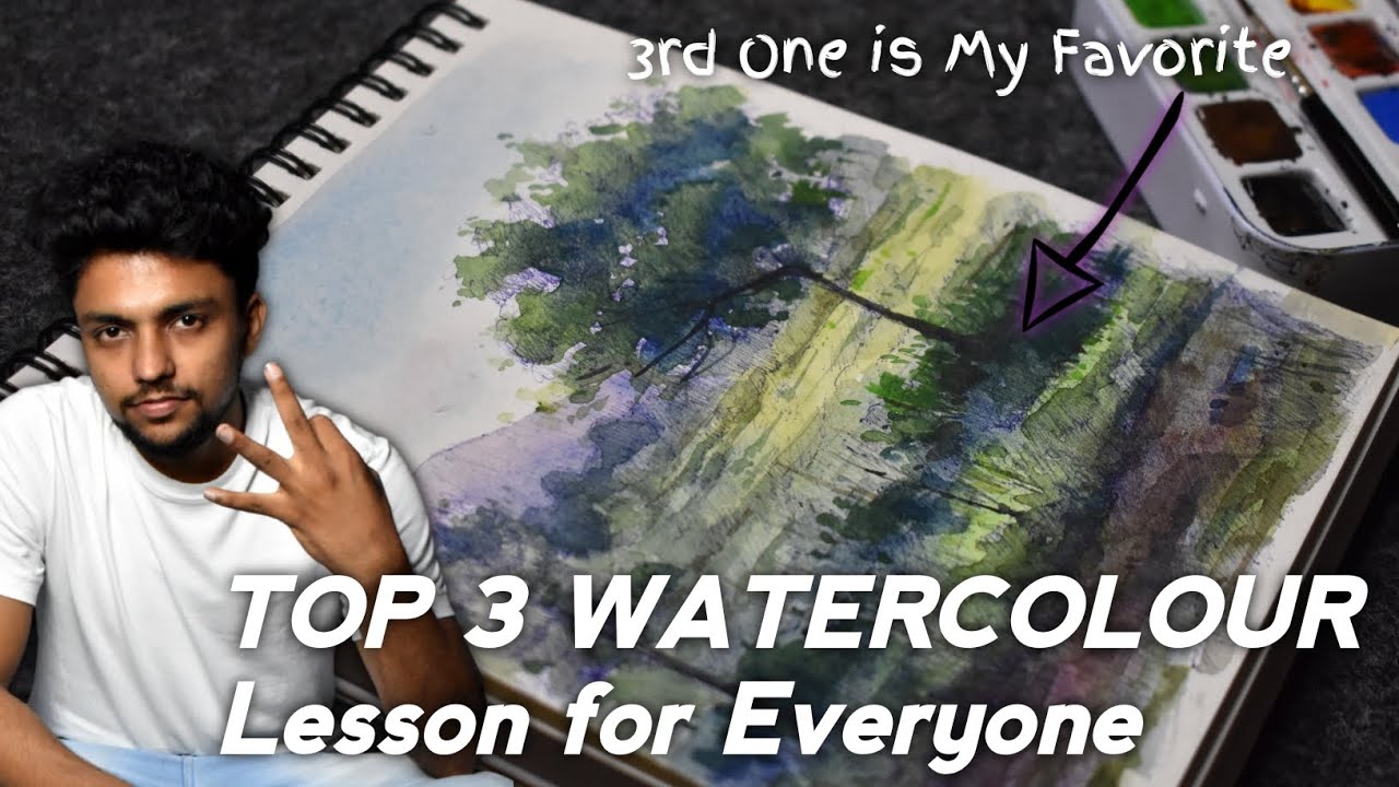 TOP 3 Watercolour Lessons For Every Aspiring Artist