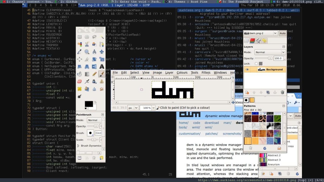 How to Install DWM on FreeBSD #FreeBSD #DWM