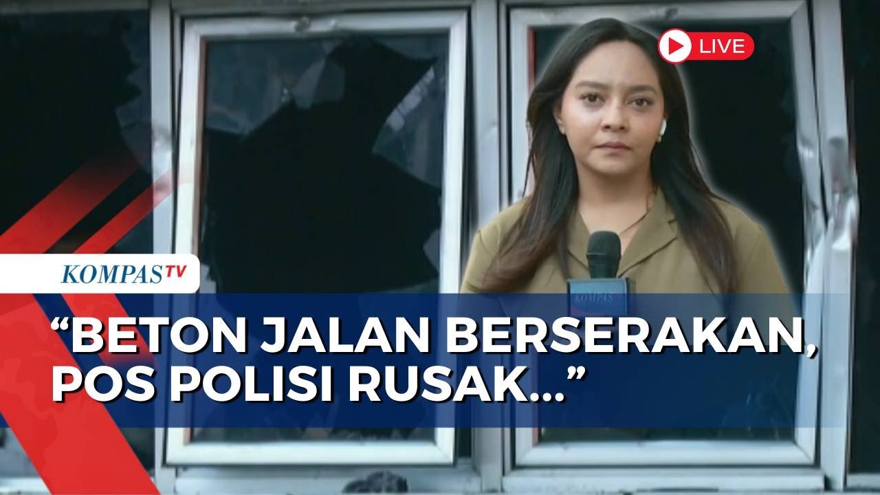 Pantauan Kondisi Terkini Slipi-Pejompongan Usai Demo Ricuh di Gedung DPR| SAPA PAGI