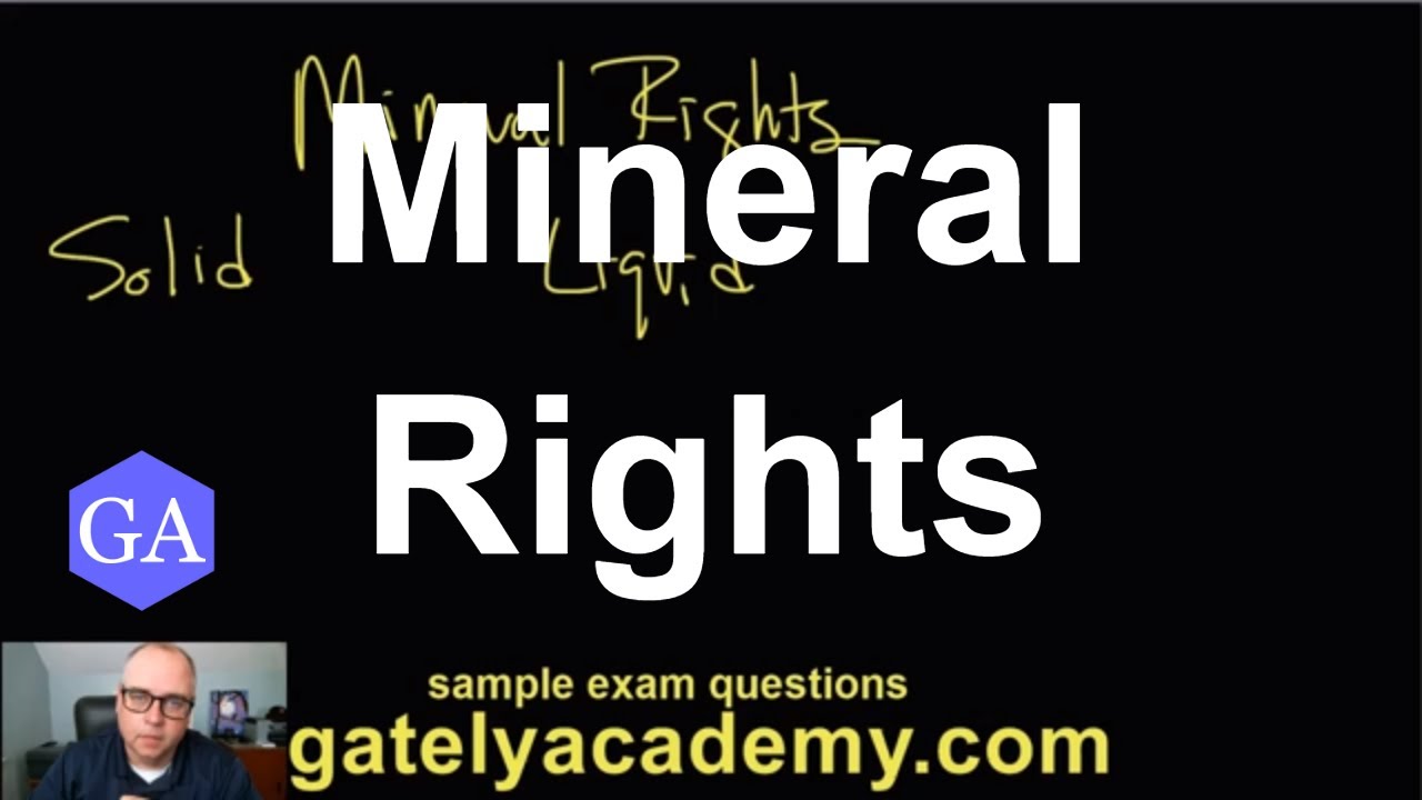 What you need to know about mineral rights for the national real estate exam