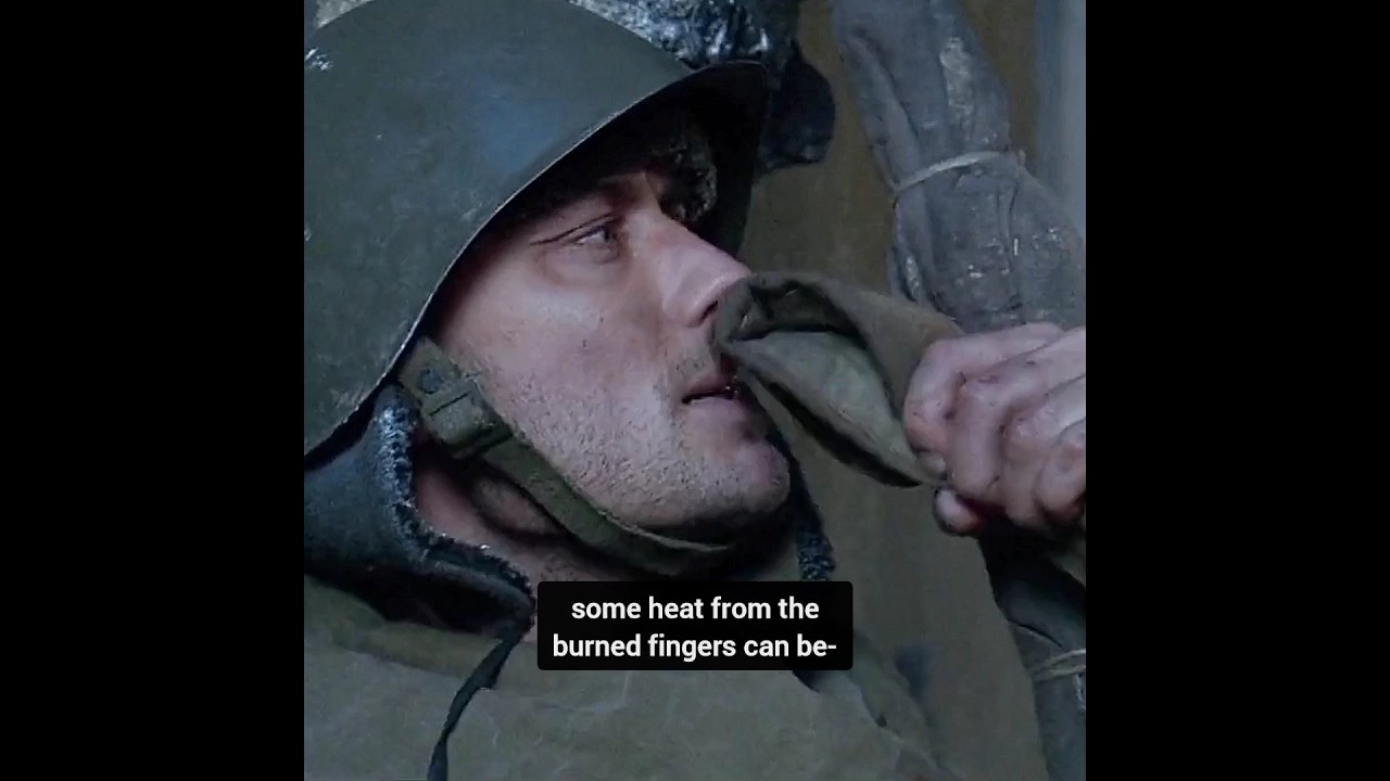 The Realistic Science: Pain Relief Method in Enemy at the Gates for Burned Fingers - #shorts #short