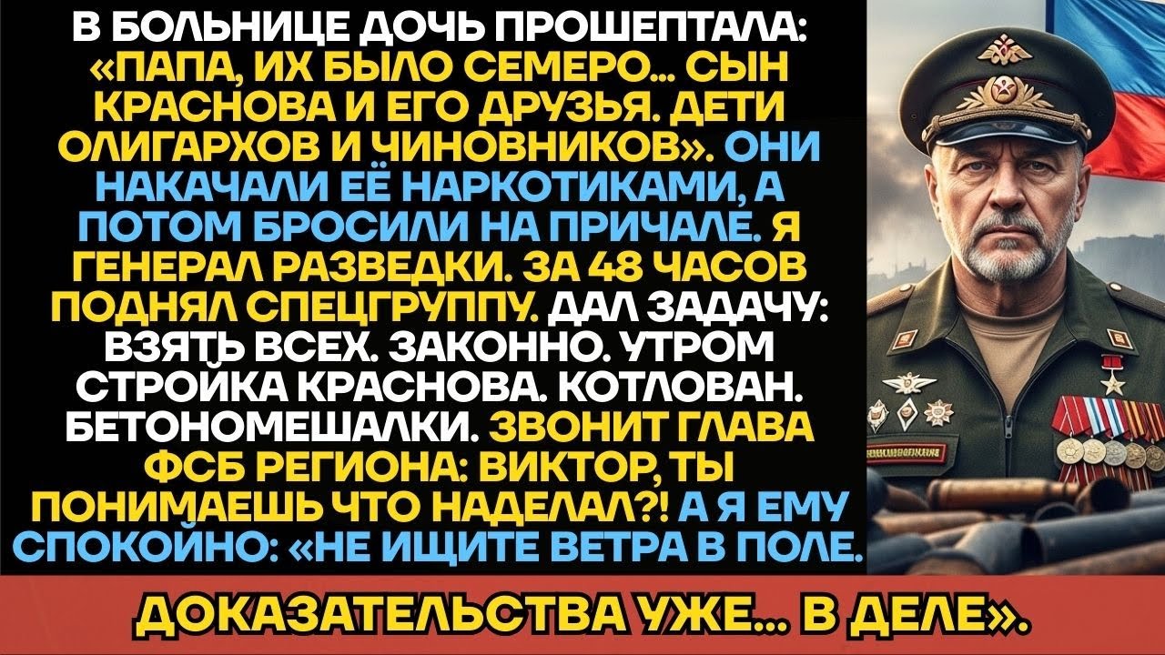 Семеро Сыновей Олигархов Изнасиловали Студентку! Генерал Разведки Замуровал Их В Бетон За Дочь