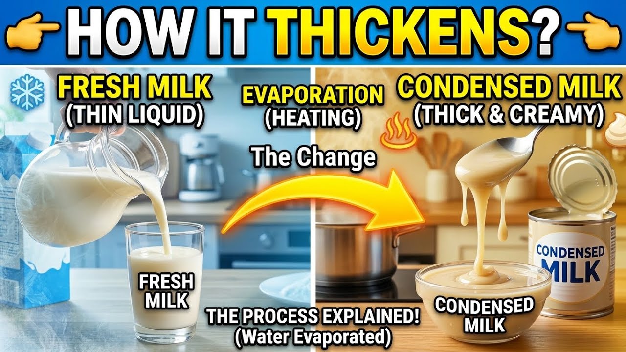 How Condensed Milk is Made inside Factory | Step by Step Process