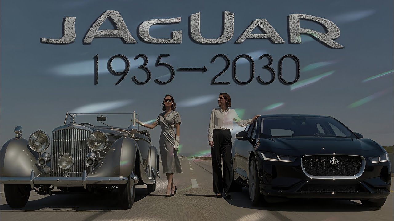 The Jaguar Car Evolution 1935 - 2030 | #jaguarcars #jaguar #driveverse 