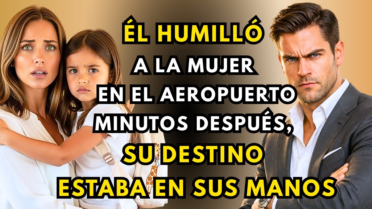 El Millonario Humilló a la Mujer en el Aeropuerto… Y No Imaginaba Quién Era Ella