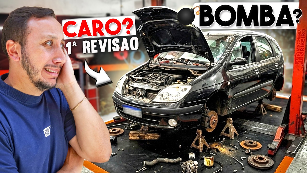 PROBLEMA SÉRIO!🚨 PRIMEIRA MANUTENÇÃO da Renault Scenic COM CUSTOS #4