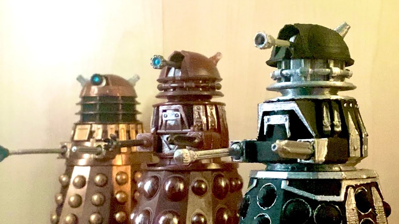 Custom 3D-Printed Defense Drone Dalek (Doctor Who: Revolution of the Daleks)
