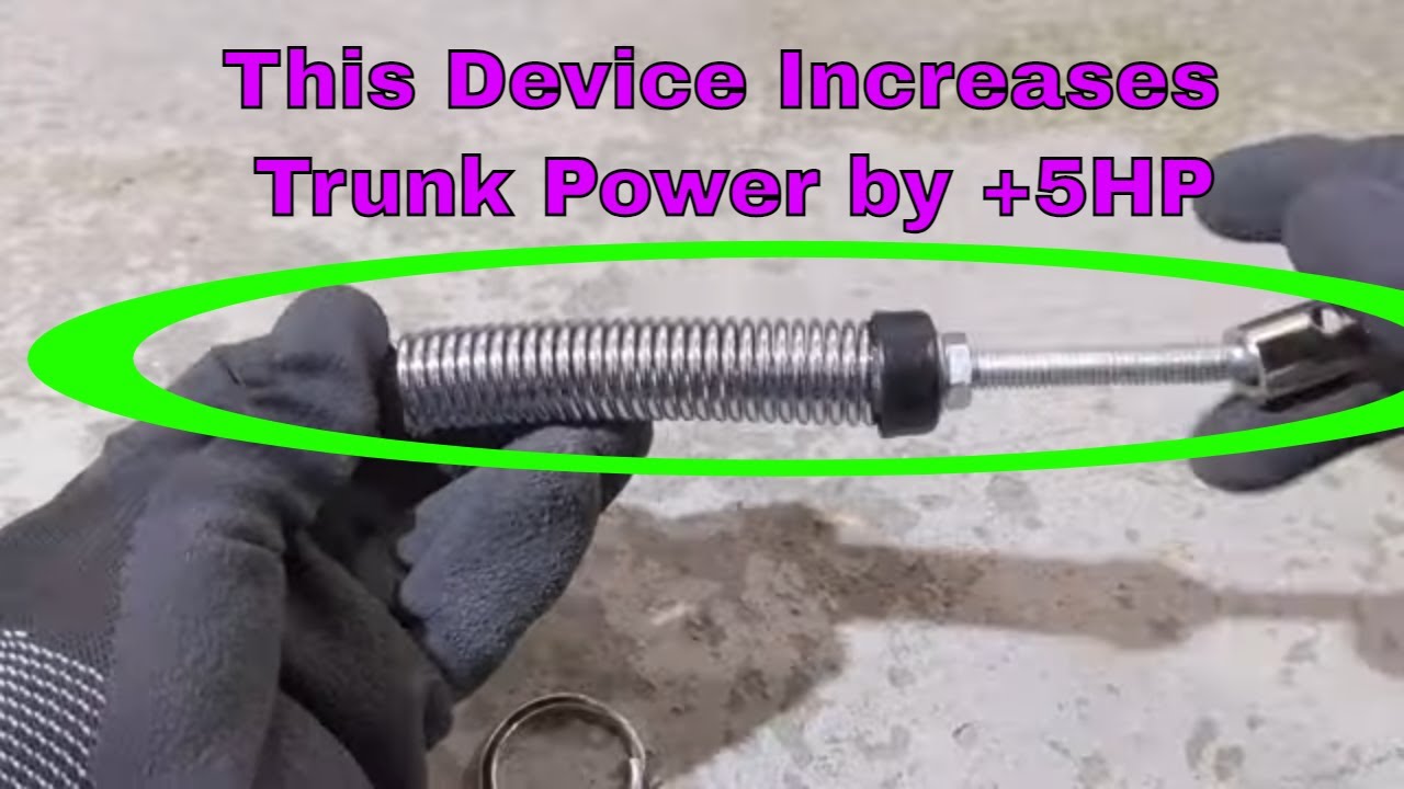 How to Make Your Trunk Lid Open All the Way | Manual to Auto Trunk Opening System | Trunk Lid Spring