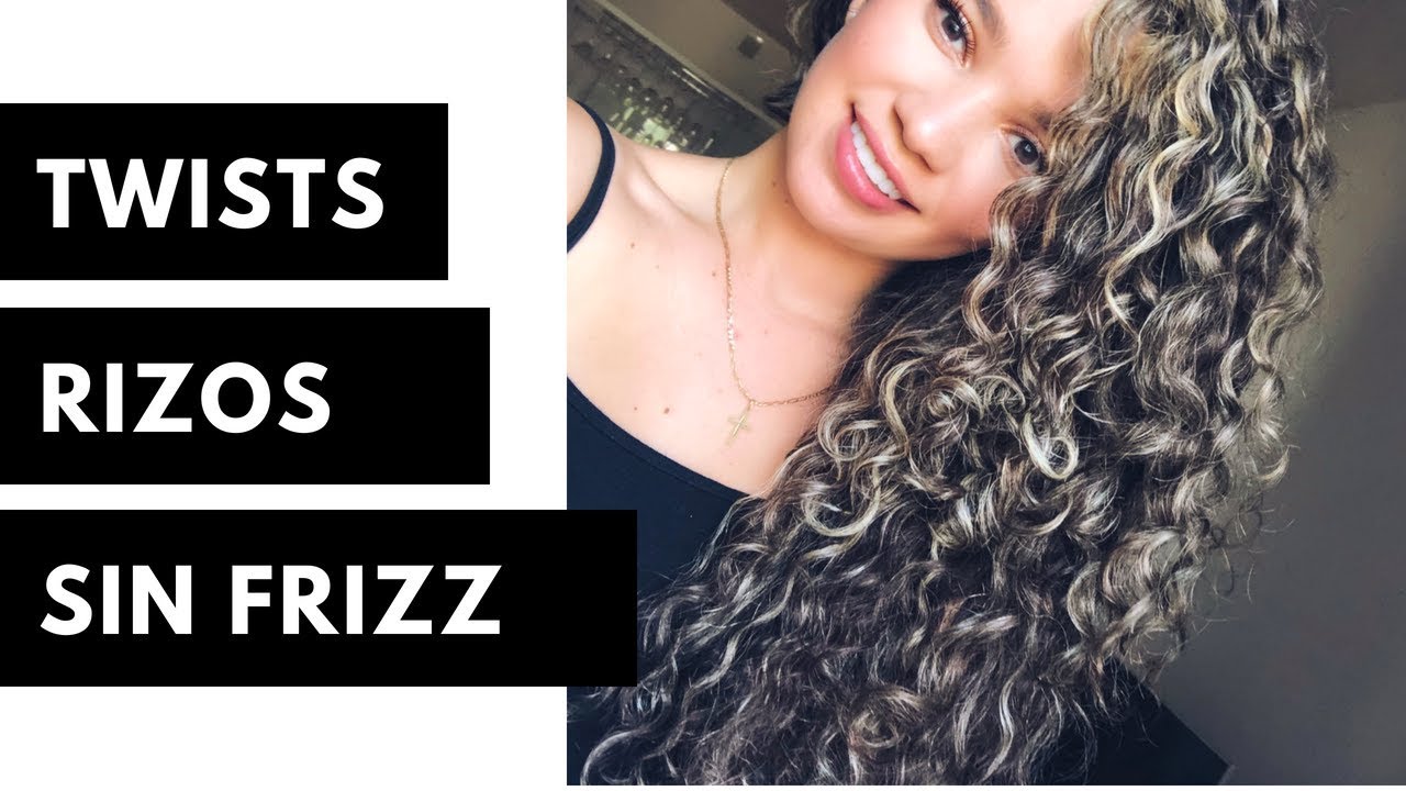 Twists para Rizos sin Frizz- Un estilo diferente, sin enredos y práctico!