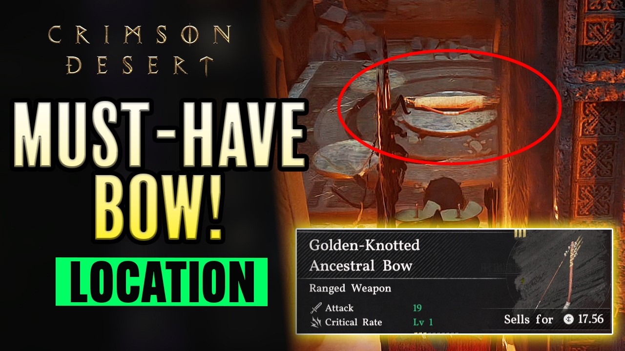 How to get the Golden-Knotted Ancestral Bow in Crimson Desert