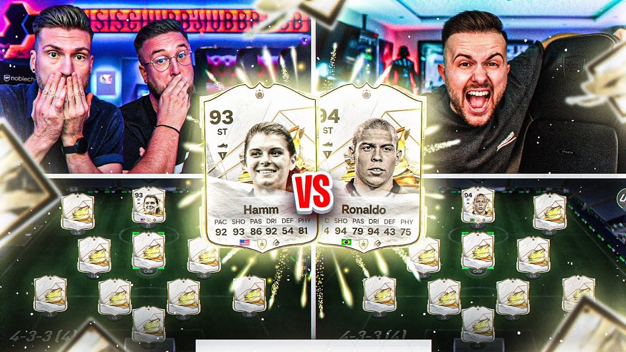ICON MIA HAMM vs ICON R9 Squad Builder Battle 😱Erster BRUCH in EA FC 24 vs Broski 🔥