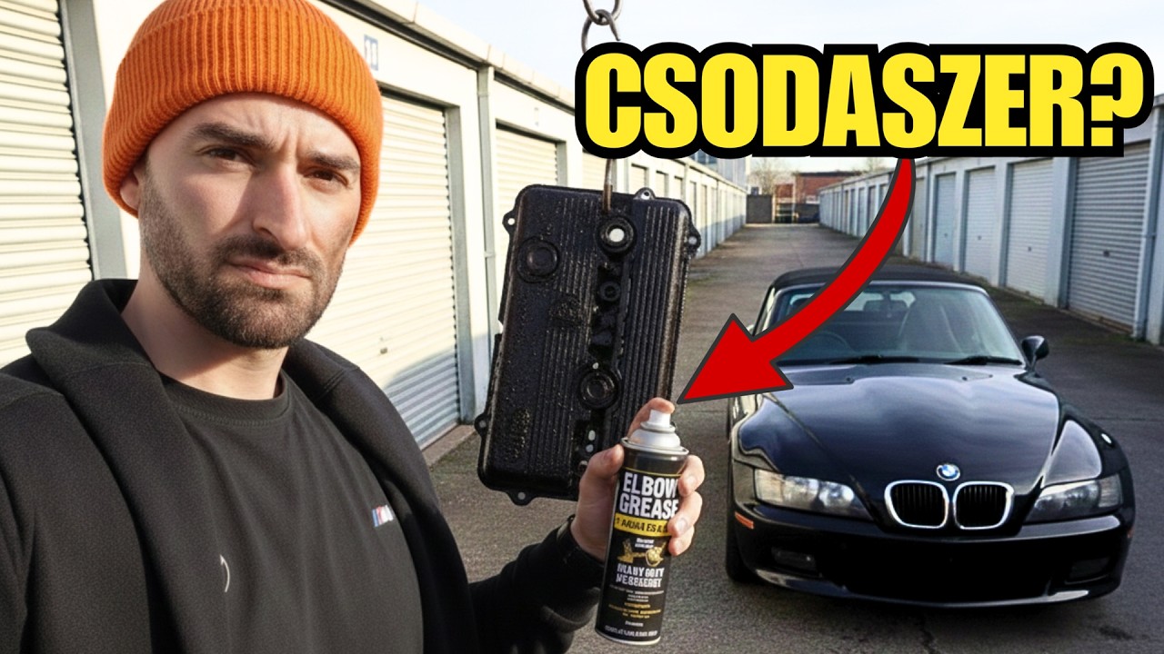 Sütőtisztítóval takarítottam BMW motort | Így restauráld a Z3-ast fillérekből!