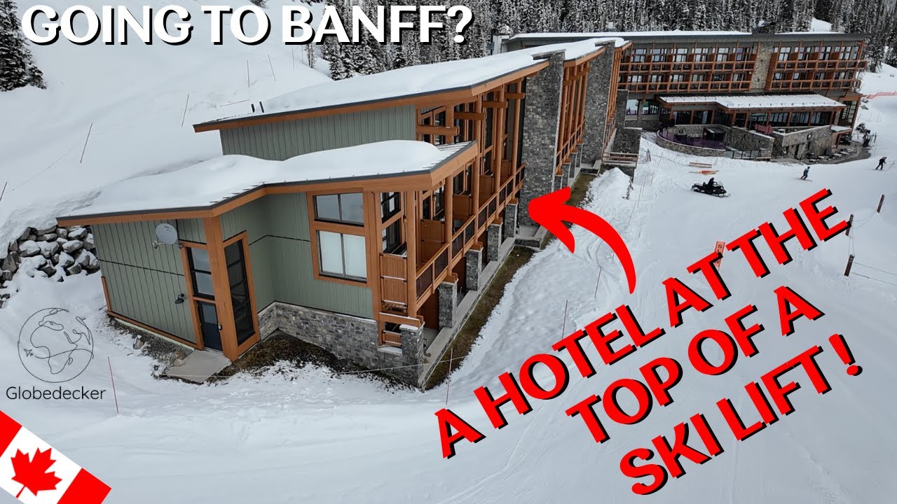 Поднимитесь на подъемнике до отеля. Sunshine Mountain Lodge