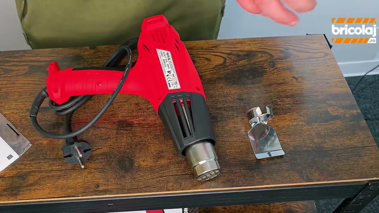 🔥 Pistol aer cald 2000 W – 450–600°C