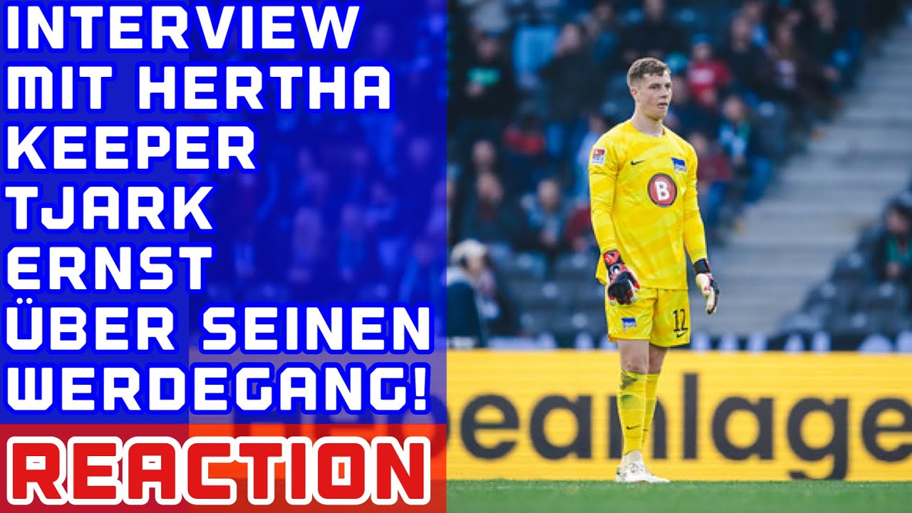 Interview mit Hertha-Torwart TJARK ERNST &uuml;ber seinen Werdegang Torwart-Training uvm. Reaction