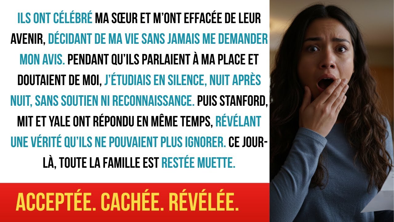 Ils m’ont ignorée. Stanford m’a choisie. La vérité a détruit leur favoritisme familial