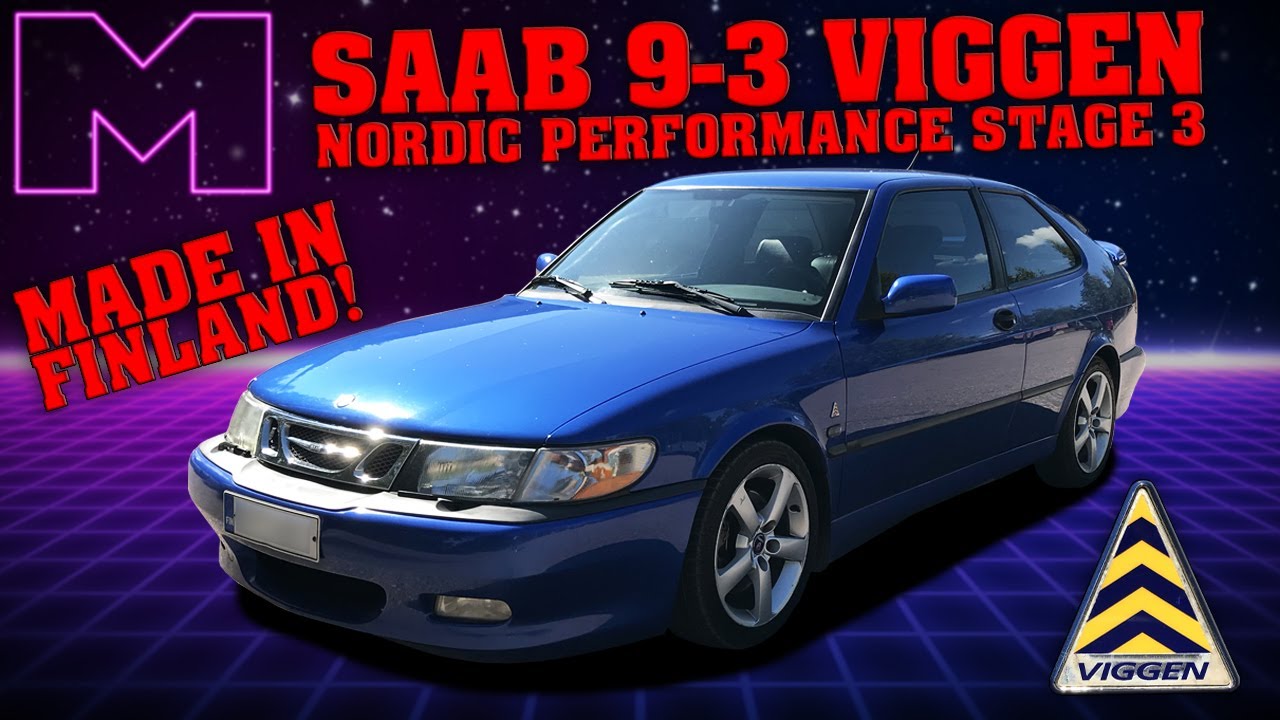 KOEAJOSSA - (VIRITETTY!) SAAB 9-3 VIGGEN 2.3 TURBO -99 (4K)
