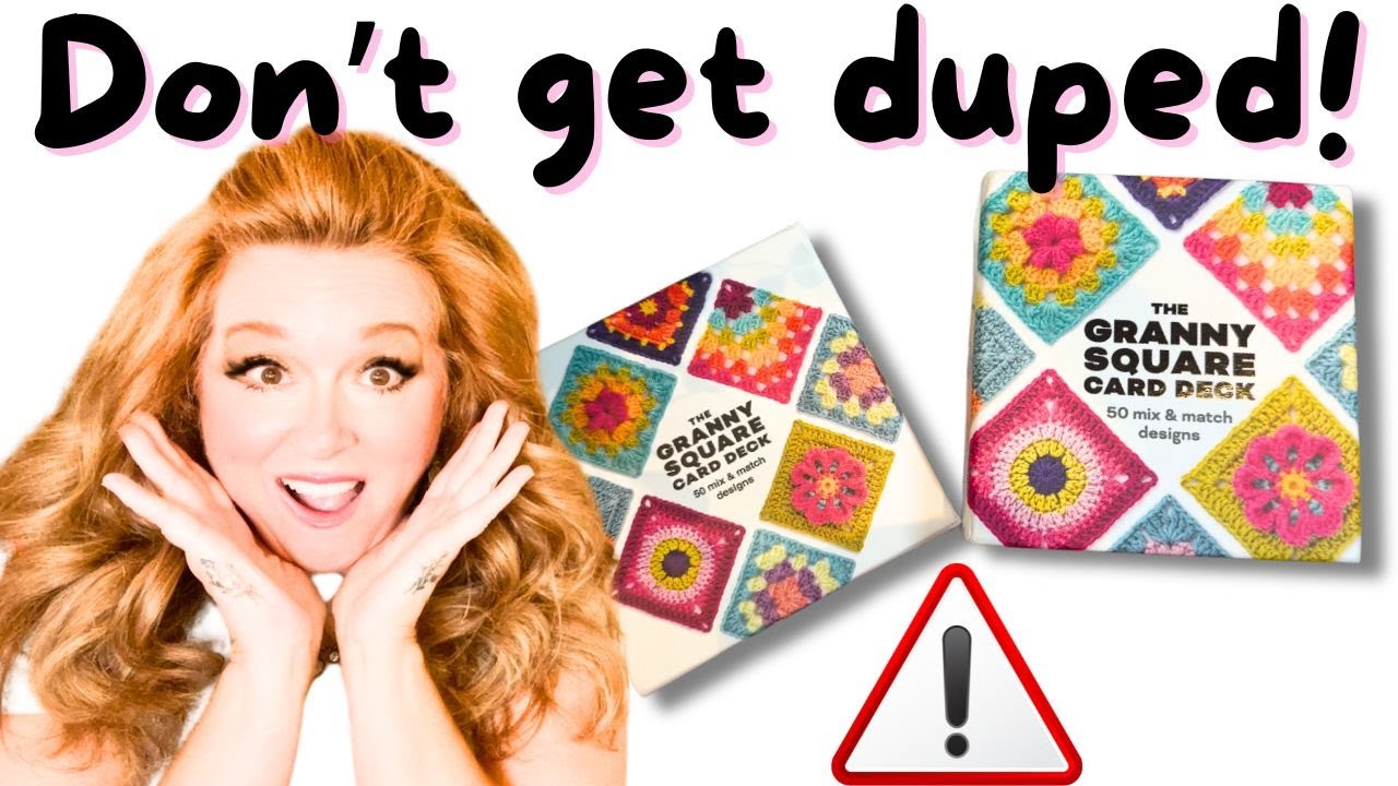 Crochet Granny Square Card Deck | Don't be fooled by imposters!