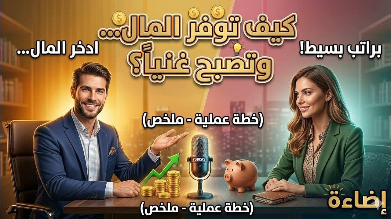 كيف تدخر المال وتصبح غنياً حتى لو كان راتبك بسيطاً؟ (خطة عملية) 💸