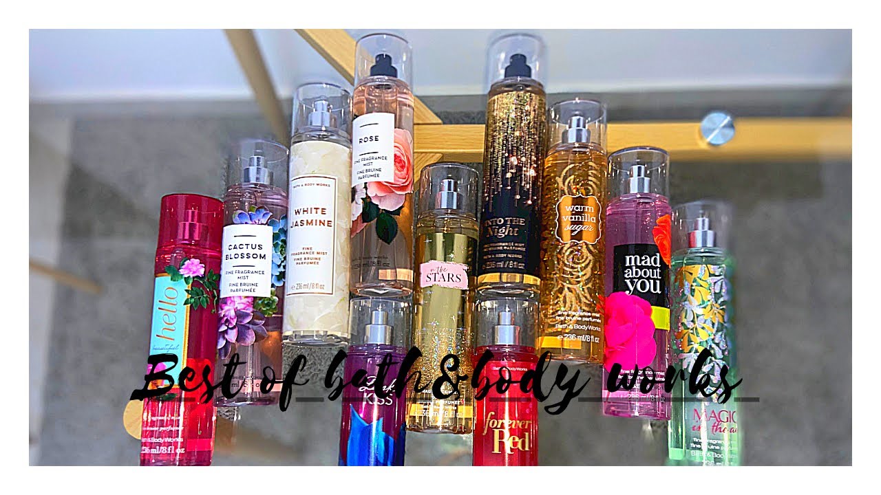Top 5 from bath and body works 🛁عطوري المفضله من باث أند بودي وركس