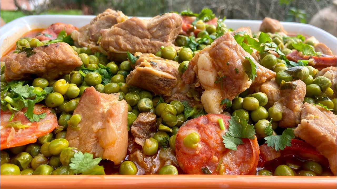 Entrecosto Guisado com Ervilhas, delicioso e reconfortante!