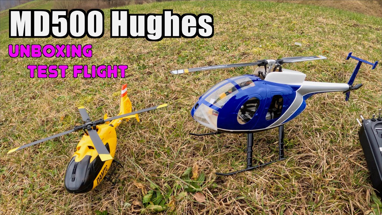 Roban 250 Size MD500 Hughes Fuselage - Unboxing & Test Flight (M2 Exp Mechanics)