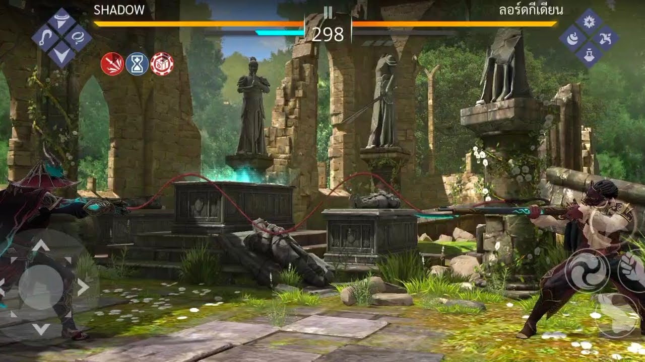 [Shadow fight 3] Dual katana+Hook vs Lord Gideon Normal difficulty (Full fight)