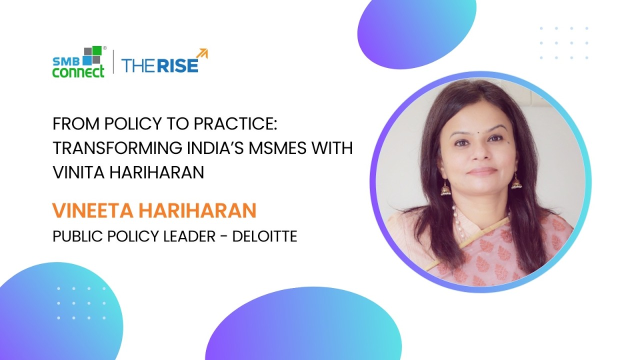 From Policy to Practice: Transforming India’s MSMEs with Vinita Hariharan | Spotlight Interview
