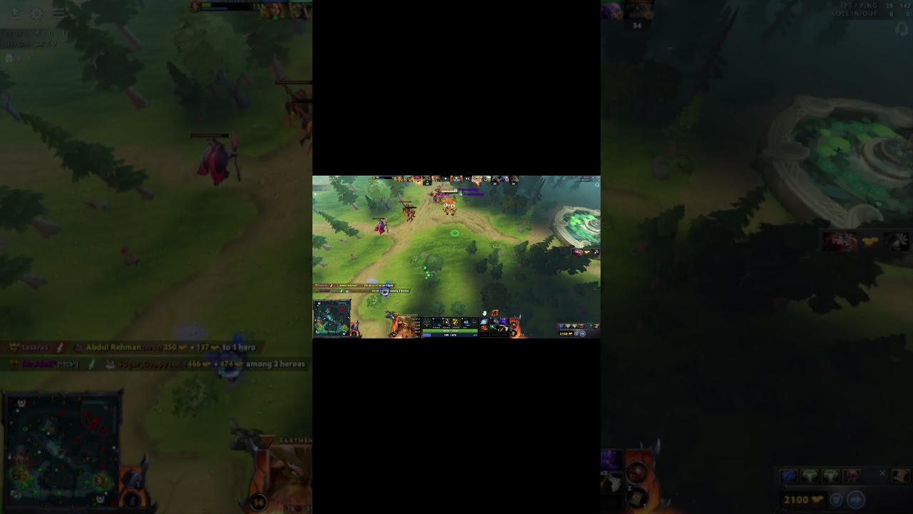 Earth Shaker 100% crit #dota2 #gaming #gamer #game #shortvideo #shorts #viral #viralvideo #pkgamers
