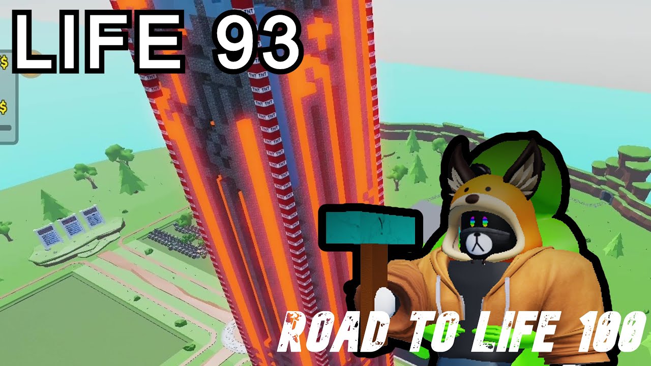 Block Tycoon Speedrun! LIFE 93! Road to Life 100 (BLOCK TYCOON)