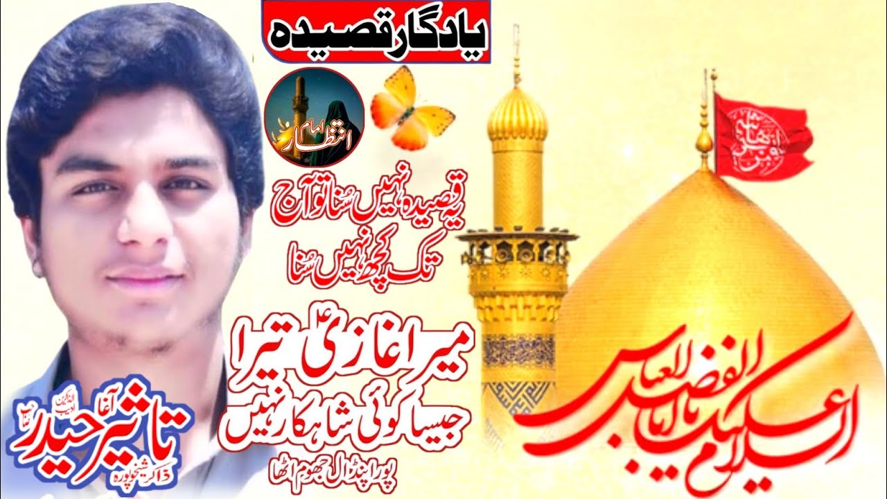 Zakir Agha Taseer Abbas Jafri | Mere Ghazi Tere Jaisa Koi Shahkar Nahi Qasida 2026 | Ghazi Abbas a.s