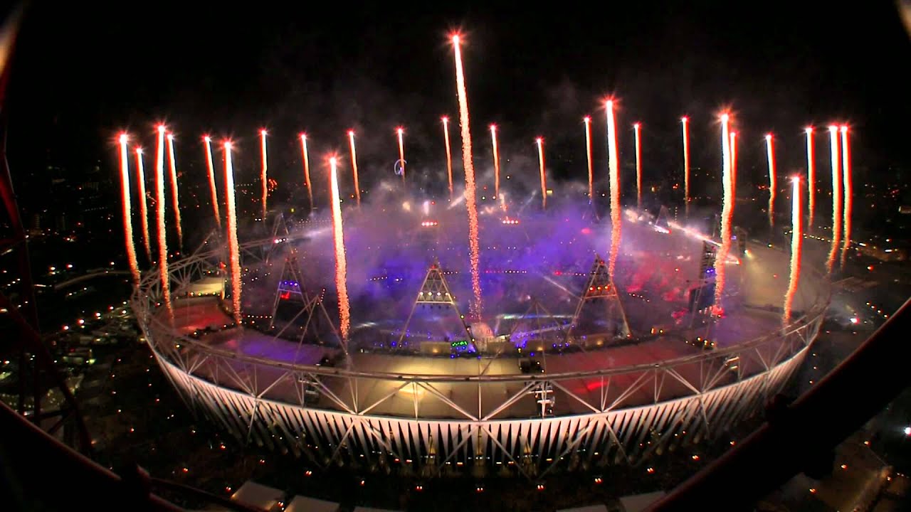 Fireworks: London 2012 Olympics Closing Ceremony