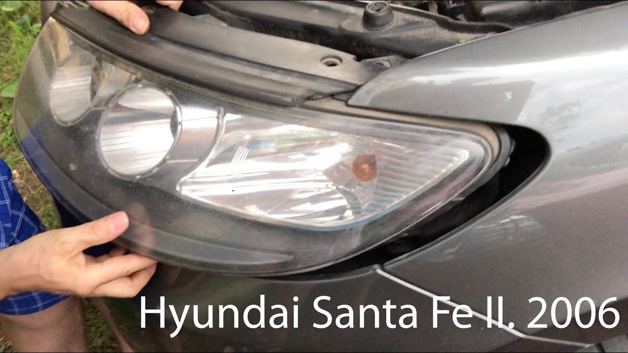 Turn Signal Bulb Exchange | Hyundai Santa Fe II. (2006)