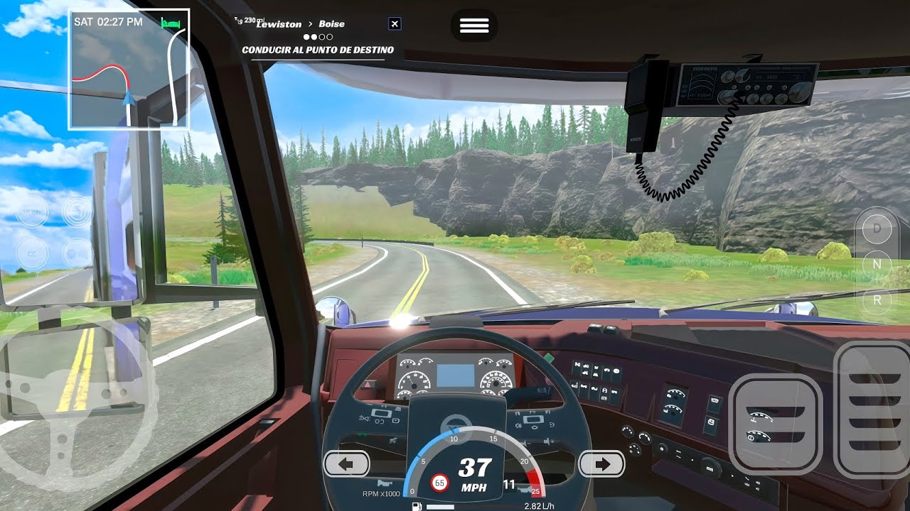 Truck simulator pro us - carga de avión hacia Boise | Gameplay HD 