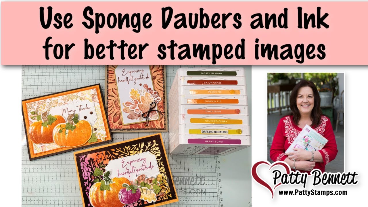 Use Sponge Daubers and Ink for Better Stamped Images