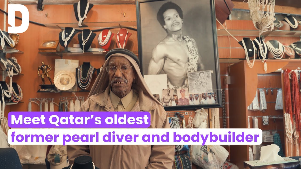 Meet Qatar's oldest former pearl diver and bodybuilder