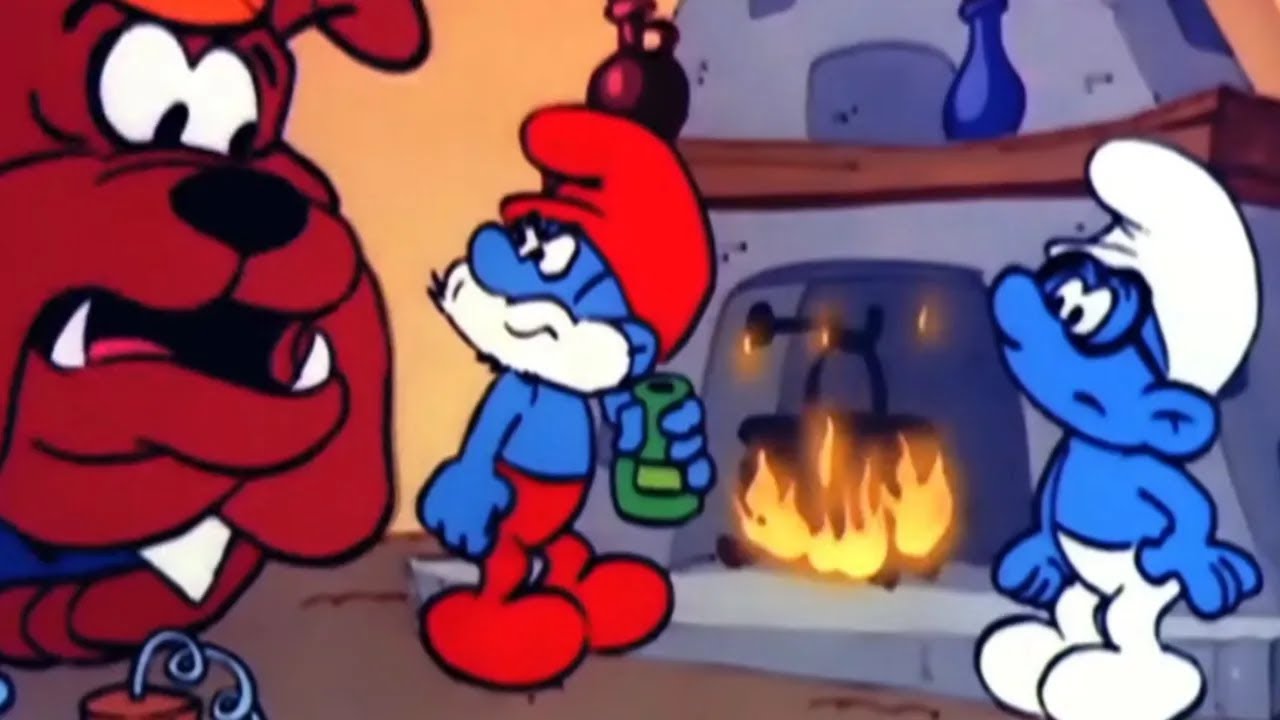 Een knappe prins die in een hond is veranderd!  • De Smurfen • Cartoons voor kinderen