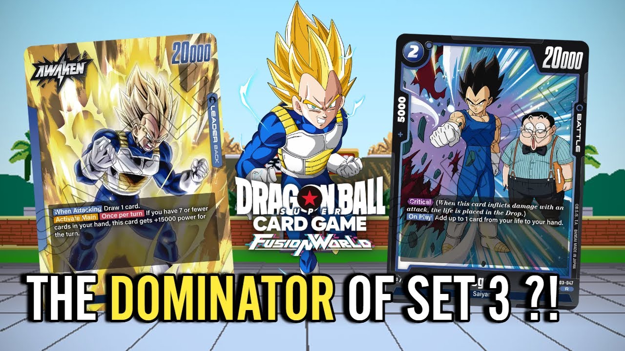 Blue Vegeta Deck List & Gameplay | Dragon Ball Super Fusion World Set 3 Raging roar
