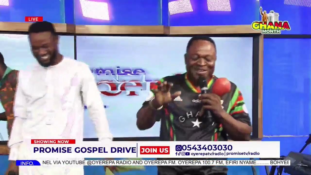 Promise Gospel Drive is live with De Grand Fada Someso. (whatsapp 0543403030) || 6-03-2026