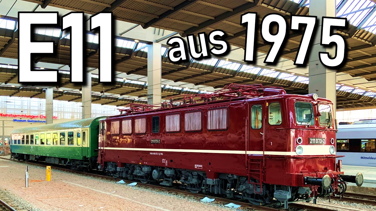 DR E-Lok der Baureihe E11 aus 1975