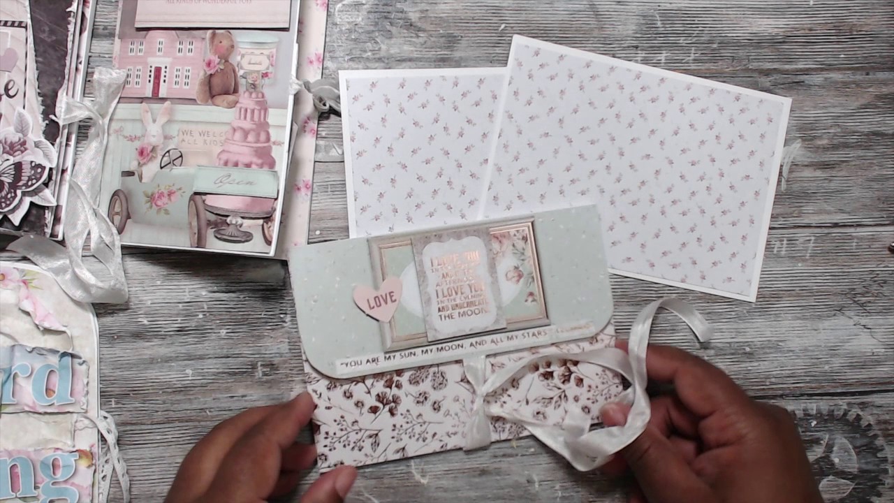 4 WAYS TO MAKE A PHOTO BOOK USING  1 SHEET 12X12 PAPER {TUTORIAL}