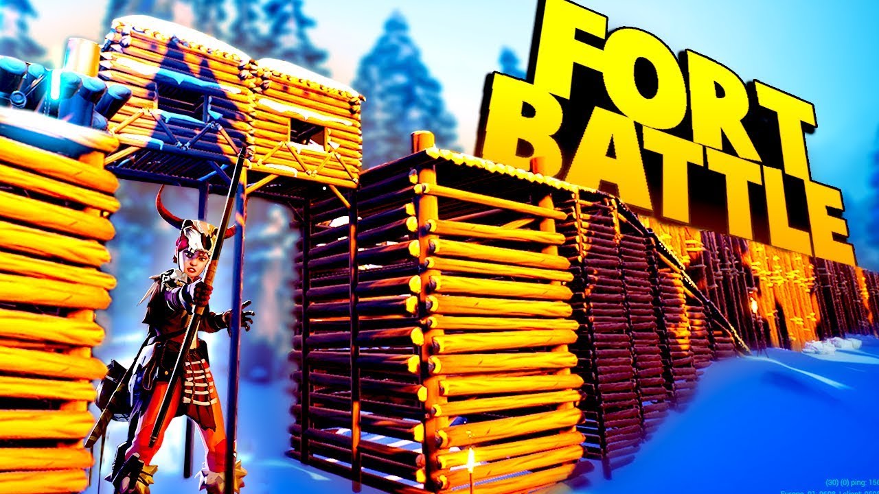 EPIC FORT Fight for Survival!  NEW GAME (The Darwin Project Multiplayer Gameplay Part 1)
