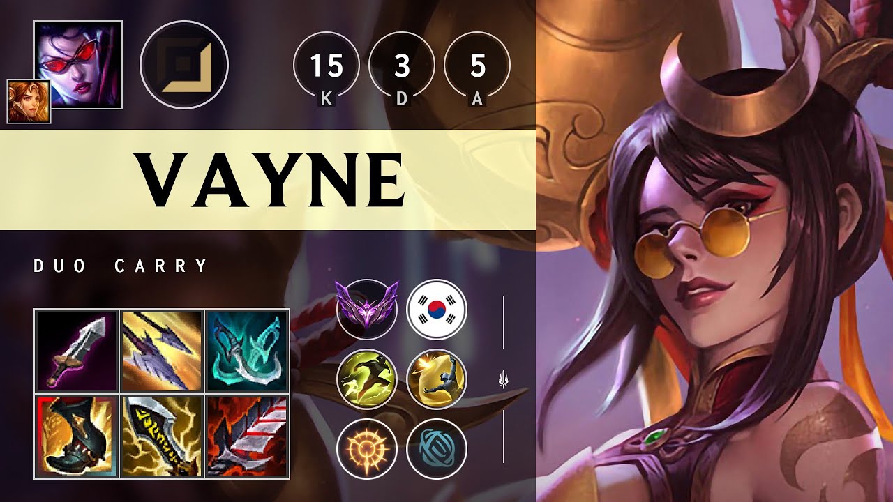Vayne ADC vs Twitch - KR Master Patch 25.10