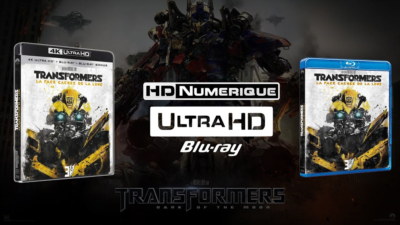Transformers 3 - La face cachée de la Lune : Comparatif 4K Ultra HD vs Blu-ray